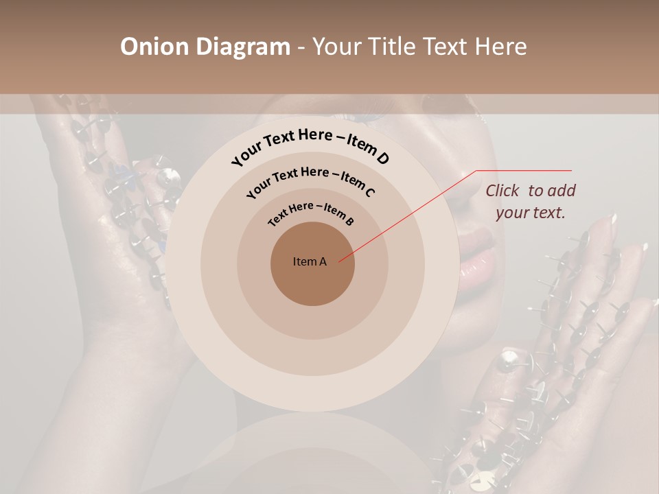 Pin Art Glue PowerPoint Template