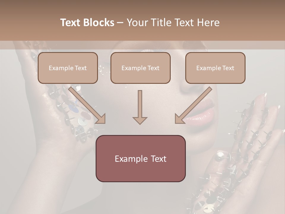 Pin Art Glue PowerPoint Template