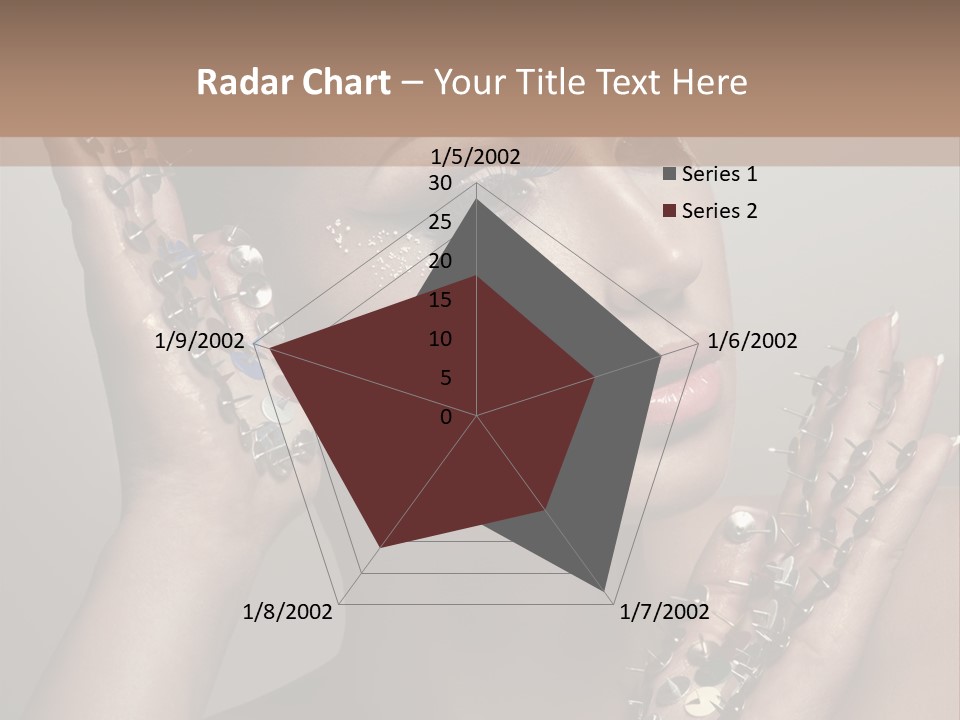 Pin Art Glue PowerPoint Template