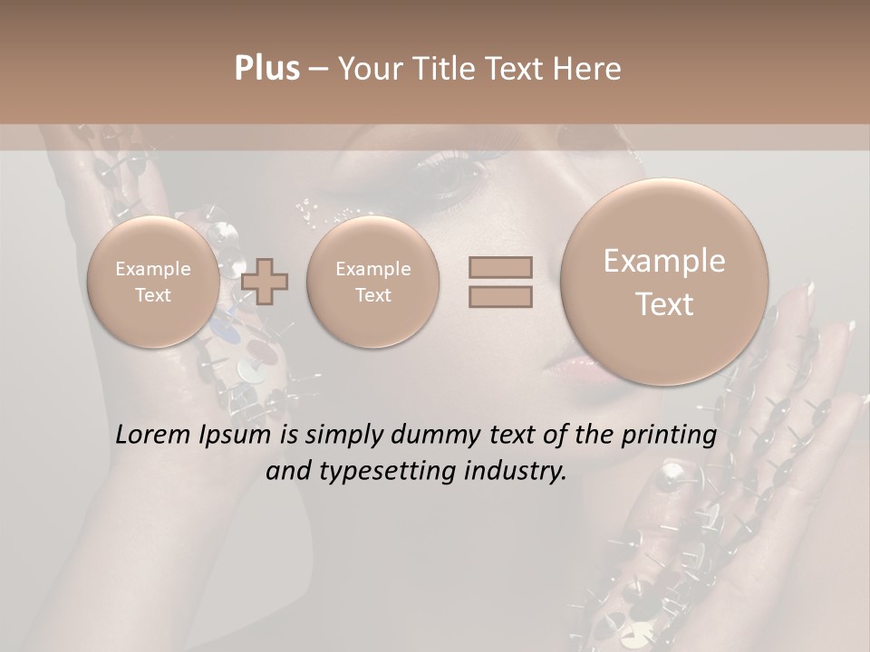 Pin Art Glue PowerPoint Template