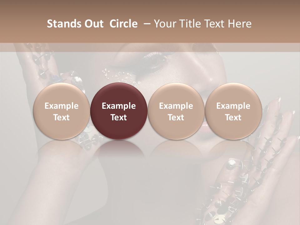 Pin Art Glue PowerPoint Template