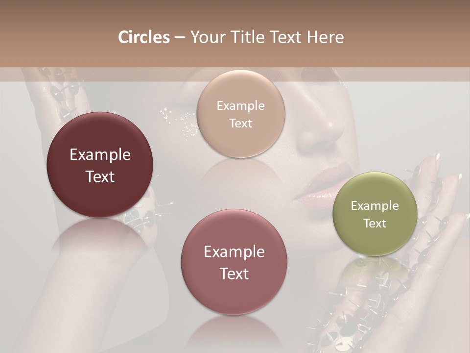 Pin Art Glue PowerPoint Template