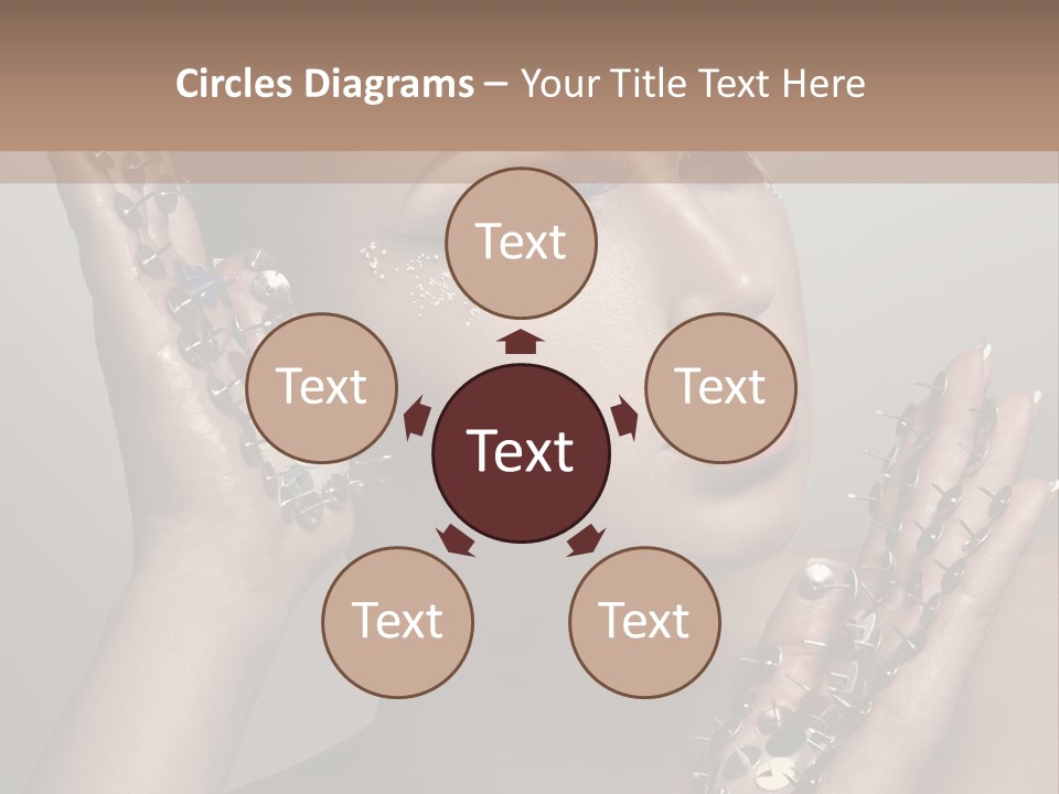 Pin Art Glue PowerPoint Template