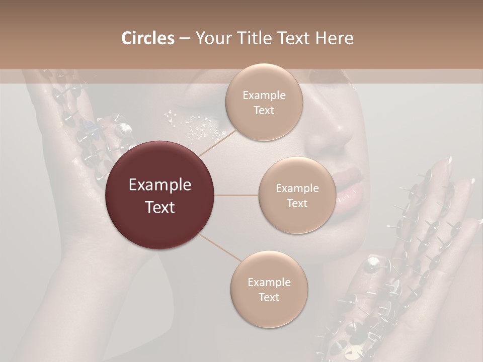 Pin Art Glue PowerPoint Template