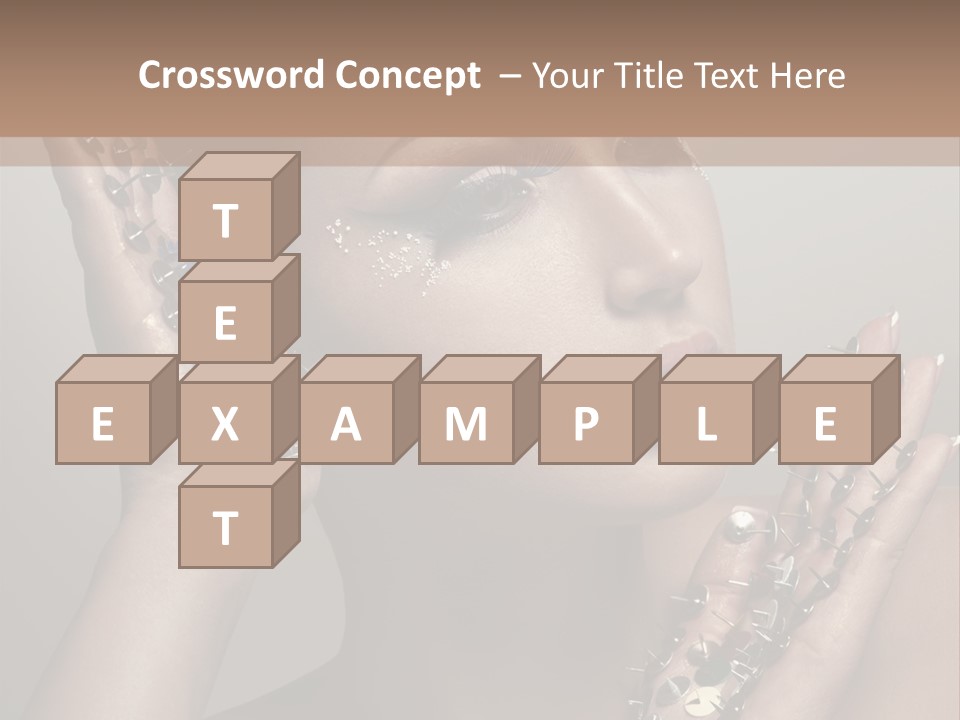 Pin Art Glue PowerPoint Template