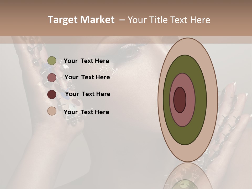 Pin Art Glue PowerPoint Template