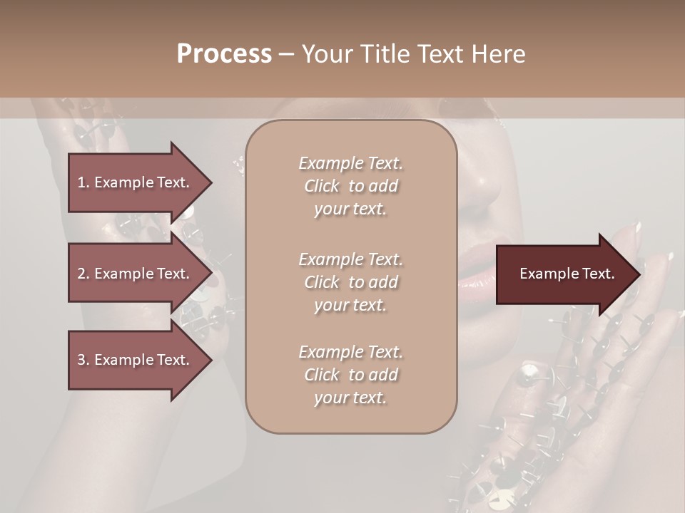 Pin Art Glue PowerPoint Template