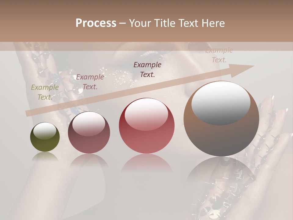 Pin Art Glue PowerPoint Template