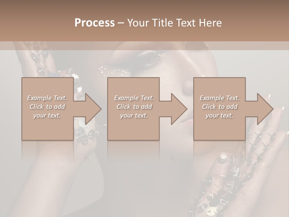 Pin Art Glue PowerPoint Template