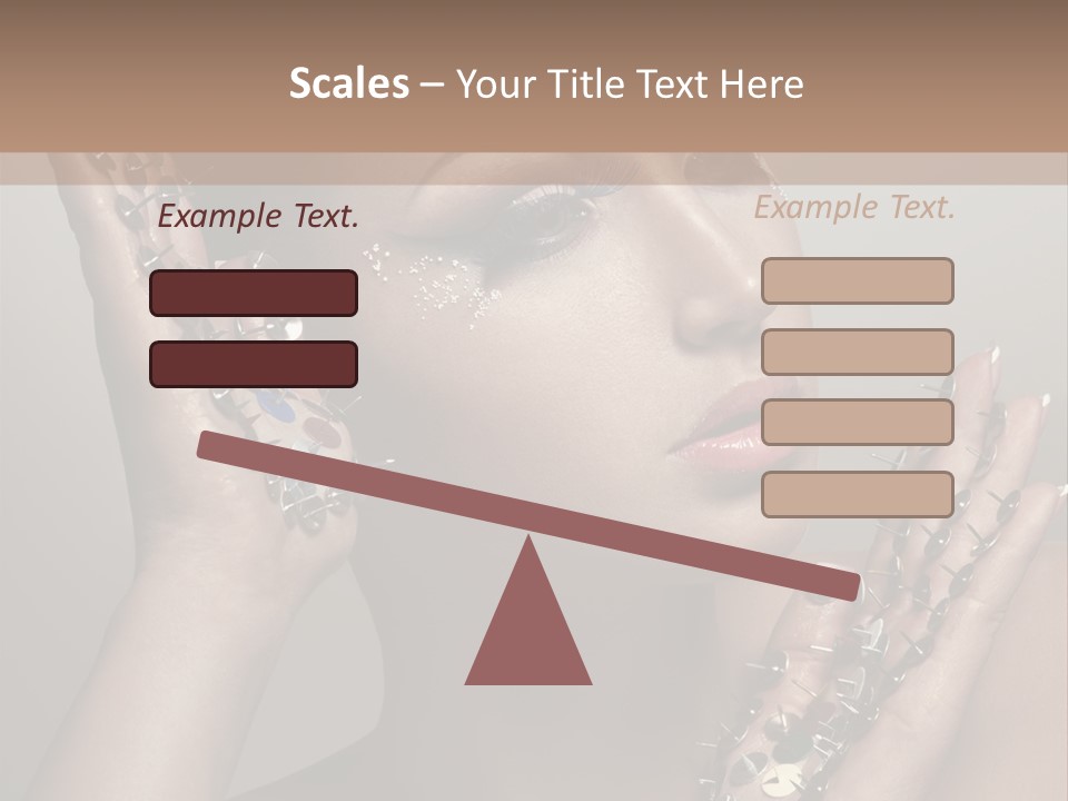 Pin Art Glue PowerPoint Template