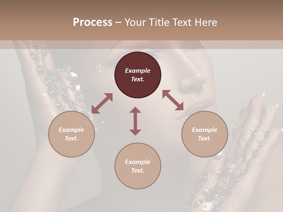 Pin Art Glue PowerPoint Template