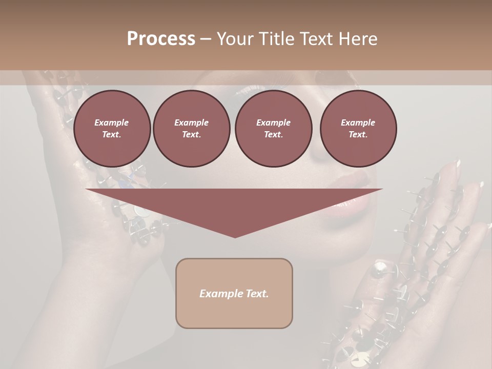 Pin Art Glue PowerPoint Template