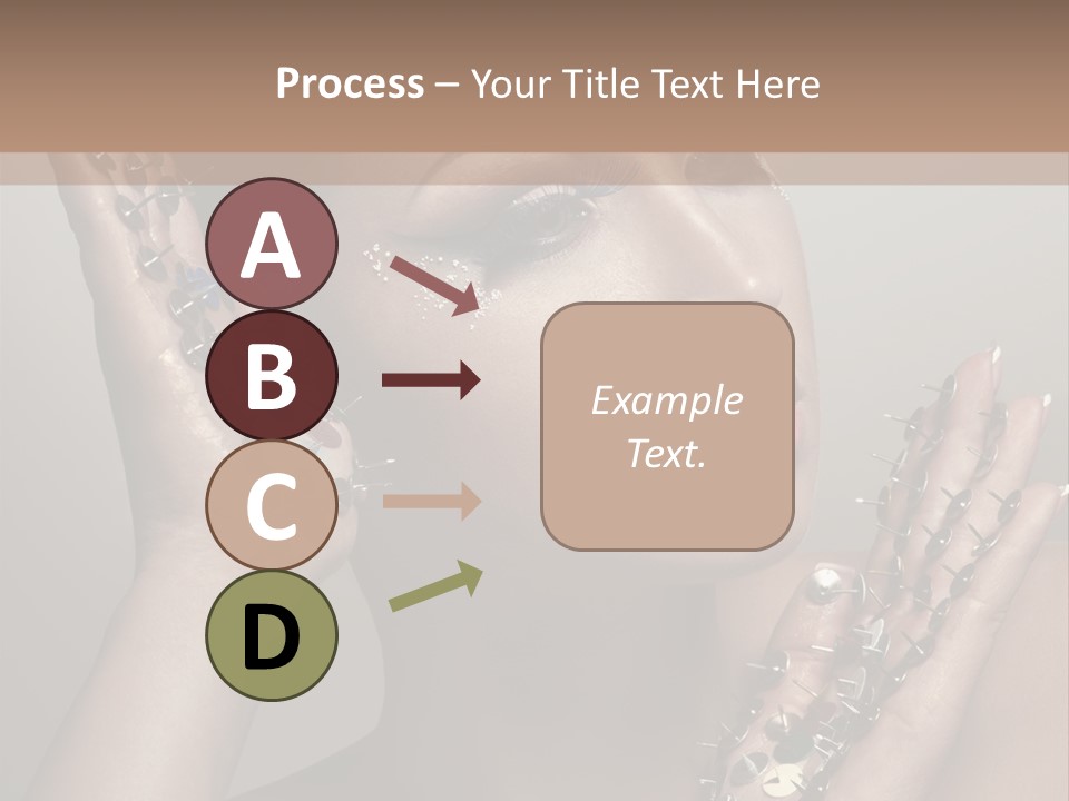 Pin Art Glue PowerPoint Template