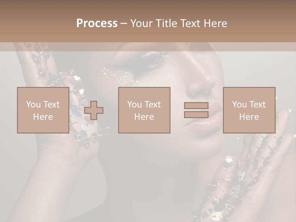 Pin Art Glue PowerPoint Template