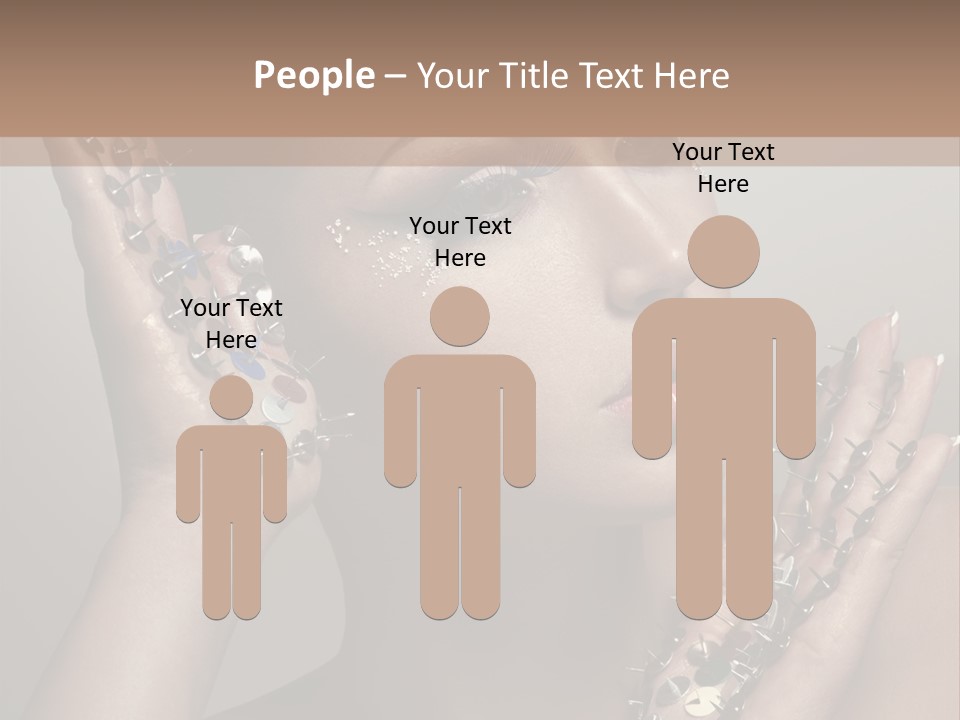 Pin Art Glue PowerPoint Template