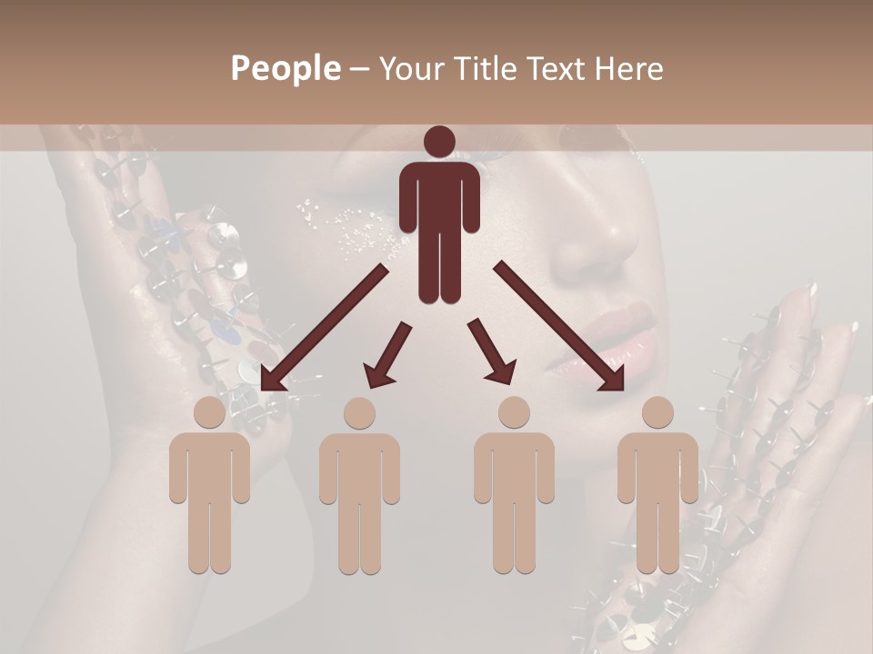 Pin Art Glue PowerPoint Template