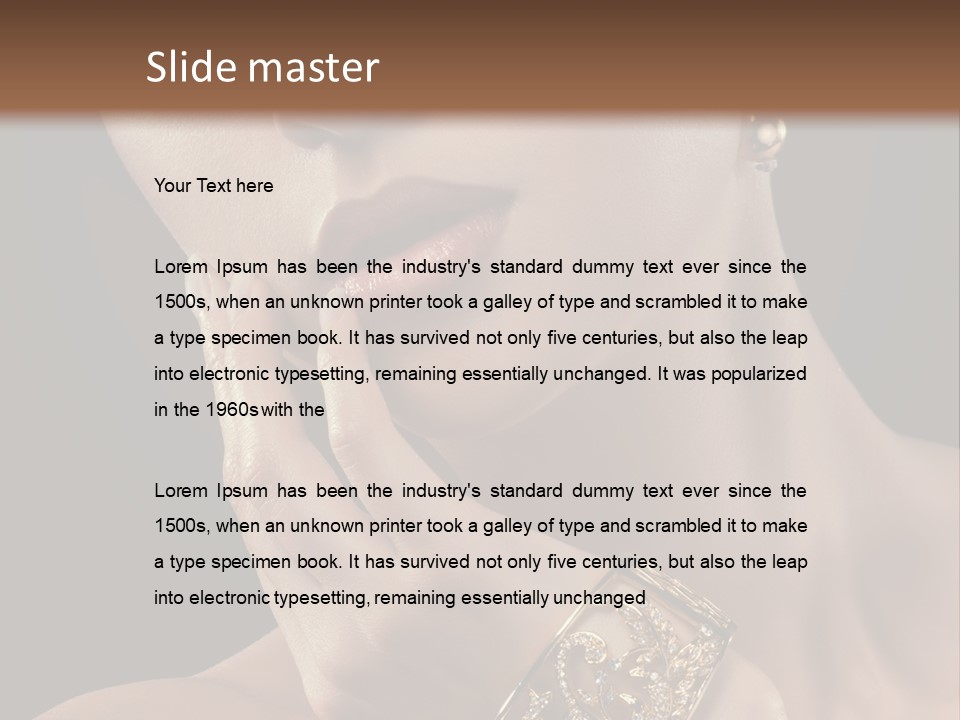 Skin Body Face PowerPoint Template