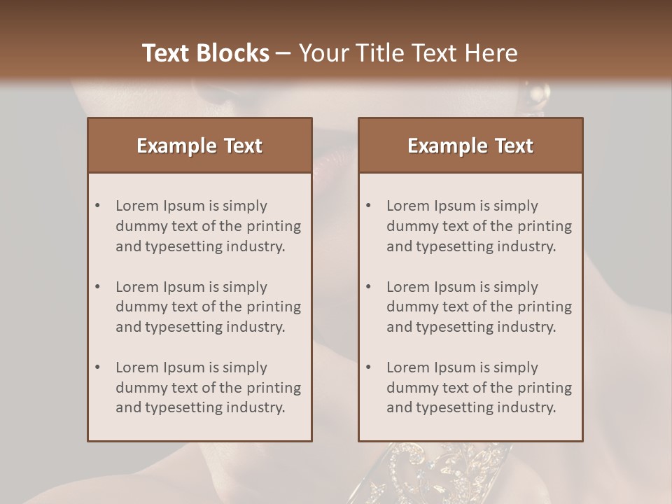 Skin Body Face PowerPoint Template