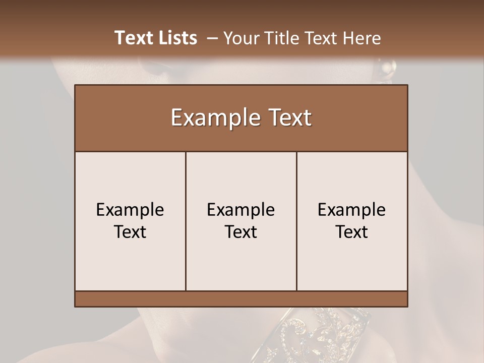 Skin Body Face PowerPoint Template