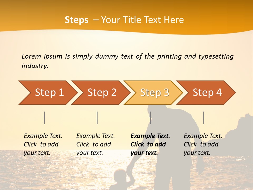 Sun Male Young PowerPoint Template