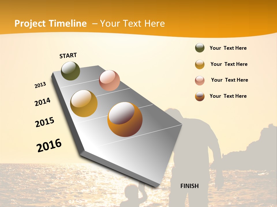 Sun Male Young PowerPoint Template