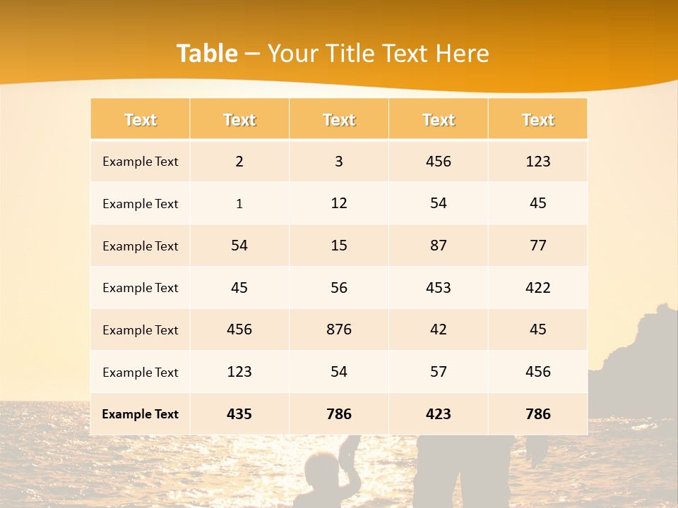 Sun Male Young PowerPoint Template