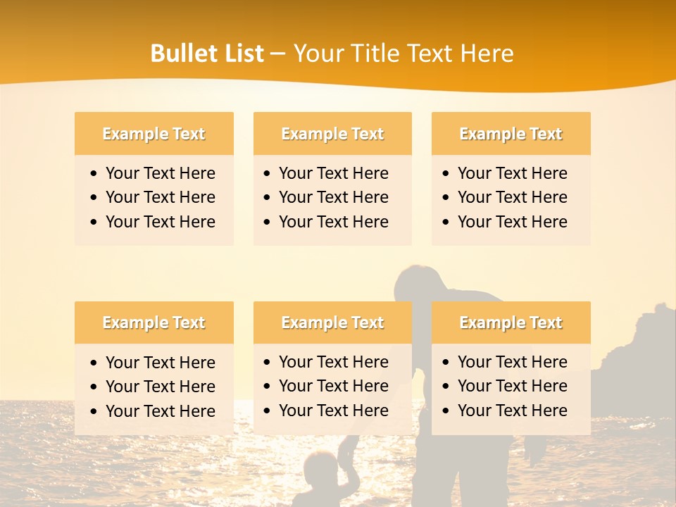 Sun Male Young PowerPoint Template