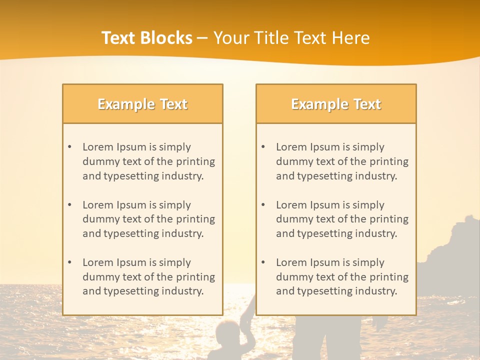 Sun Male Young PowerPoint Template