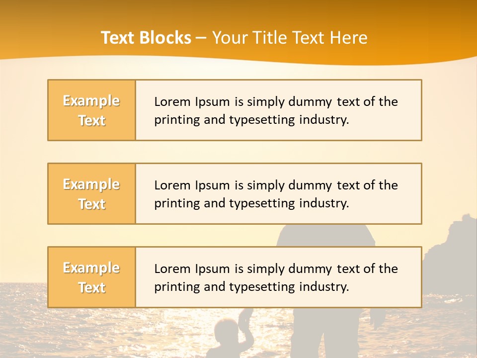 Sun Male Young PowerPoint Template