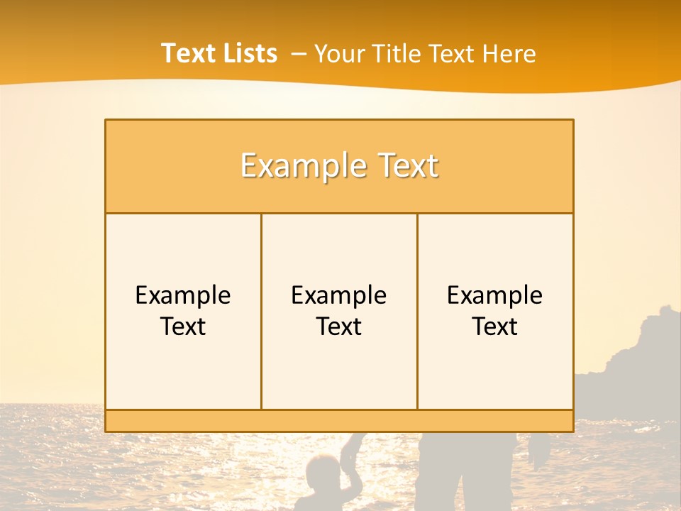 Sun Male Young PowerPoint Template