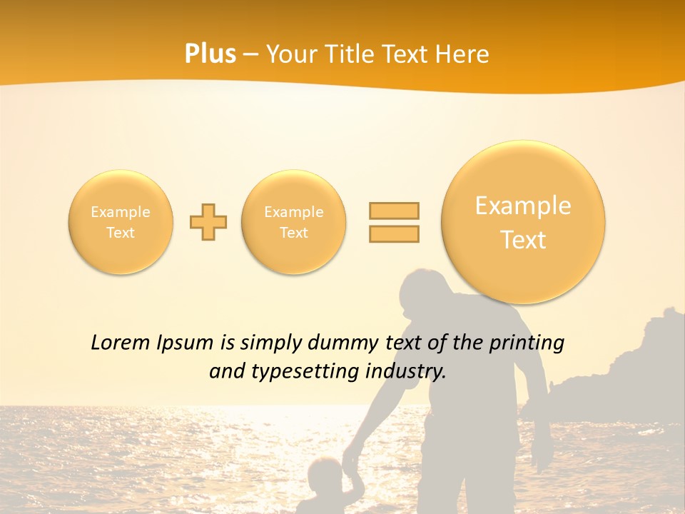 Sun Male Young PowerPoint Template