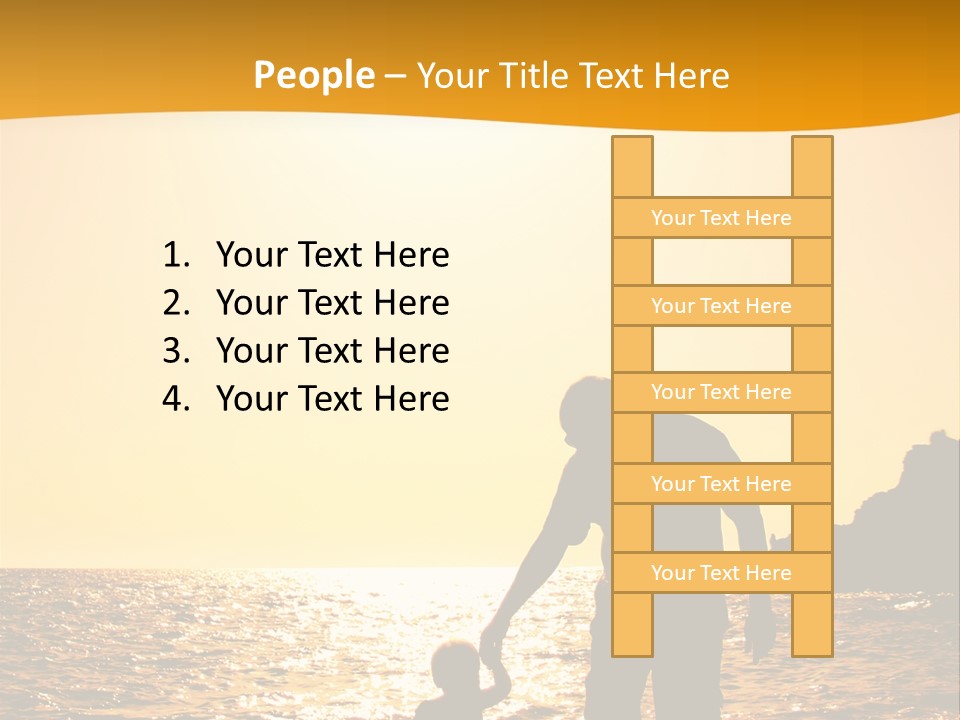 Sun Male Young PowerPoint Template