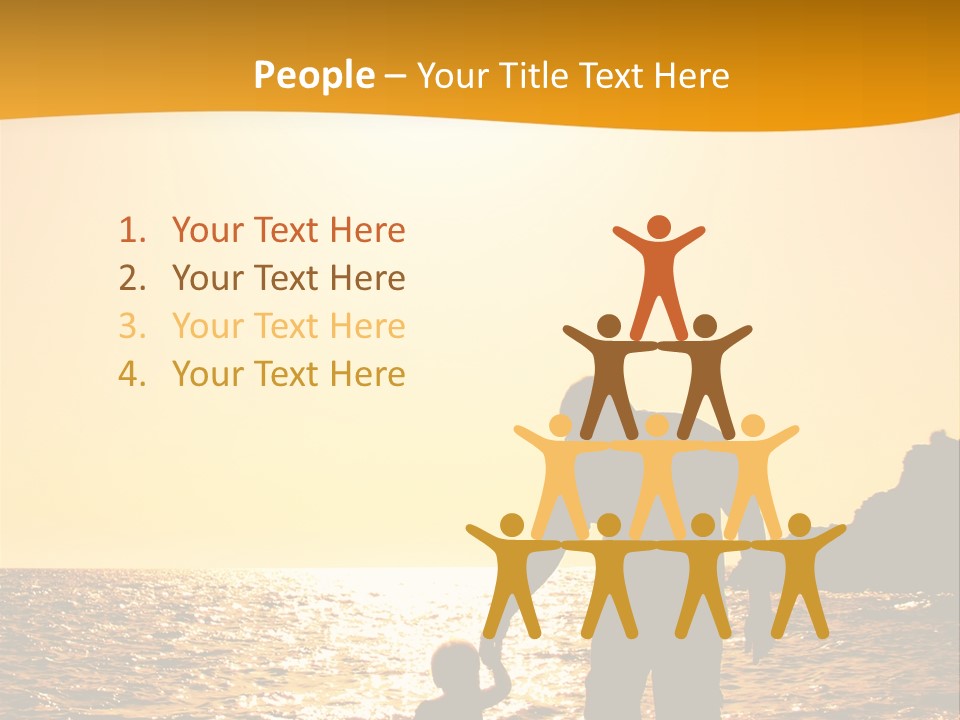 Sun Male Young PowerPoint Template