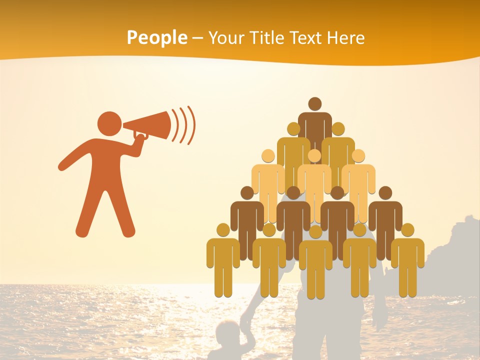 Sun Male Young PowerPoint Template