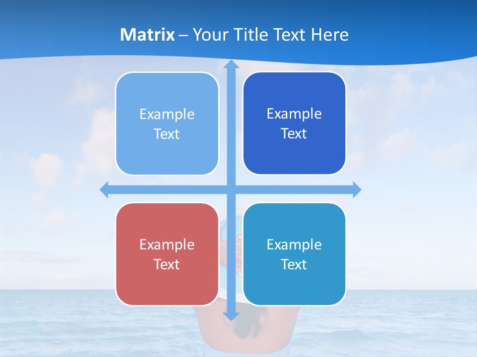 Shirt Sea Sand PowerPoint Template