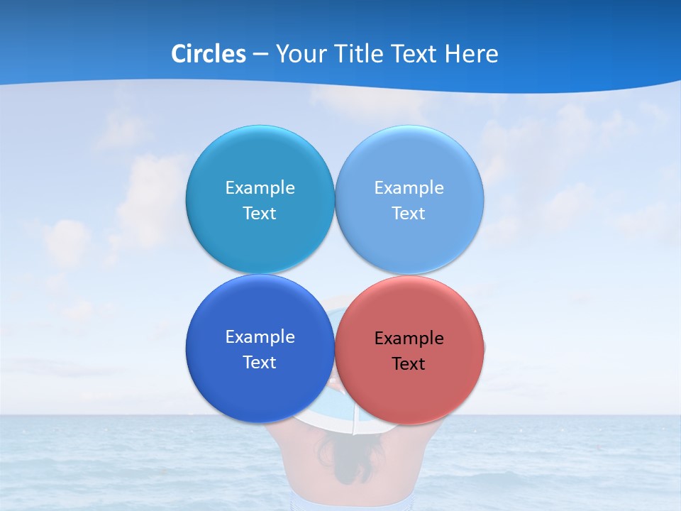 Shirt Sea Sand PowerPoint Template