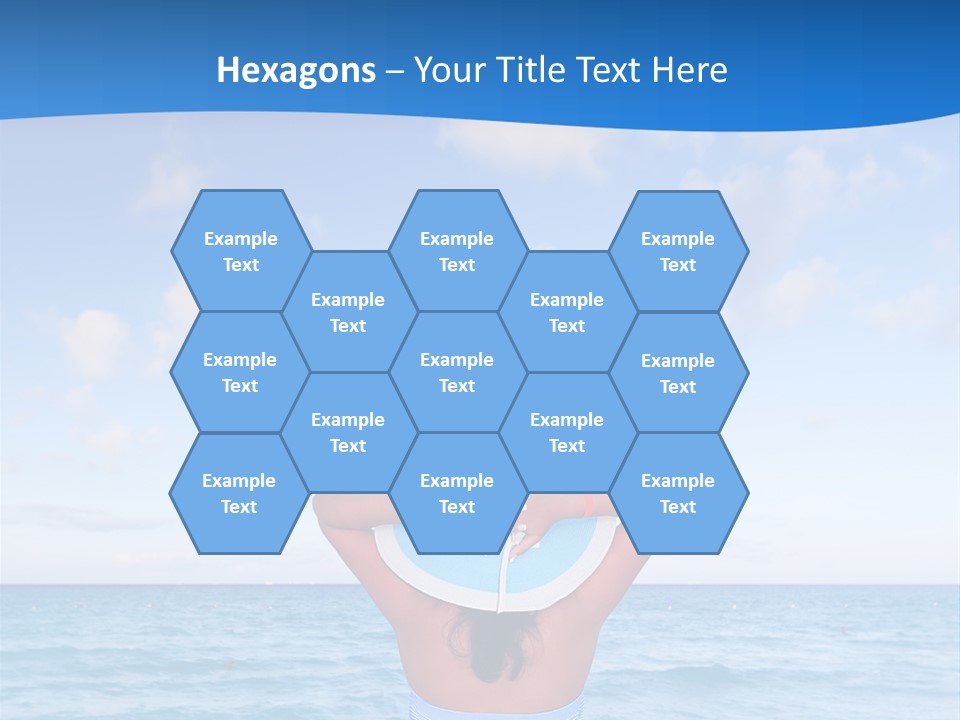 Shirt Sea Sand PowerPoint Template