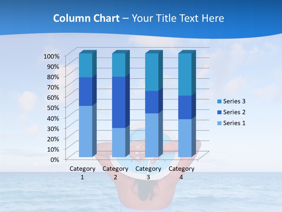 Shirt Sea Sand PowerPoint Template