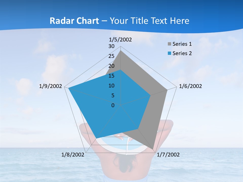 Shirt Sea Sand PowerPoint Template