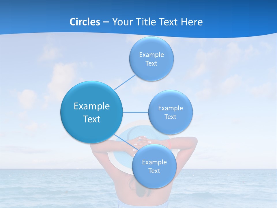 Shirt Sea Sand PowerPoint Template