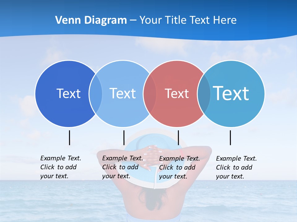 Shirt Sea Sand PowerPoint Template