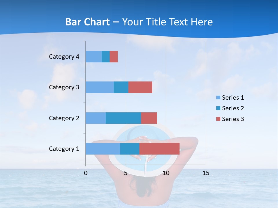 Shirt Sea Sand PowerPoint Template