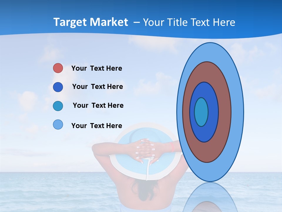 Shirt Sea Sand PowerPoint Template