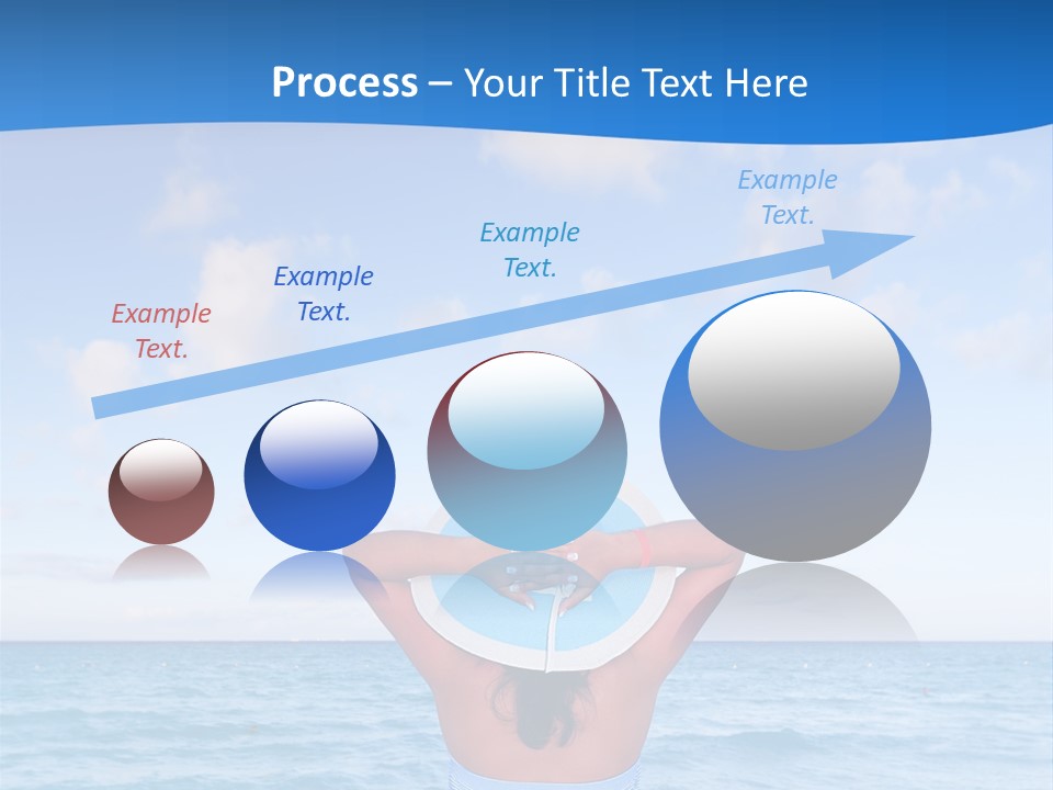 Shirt Sea Sand PowerPoint Template