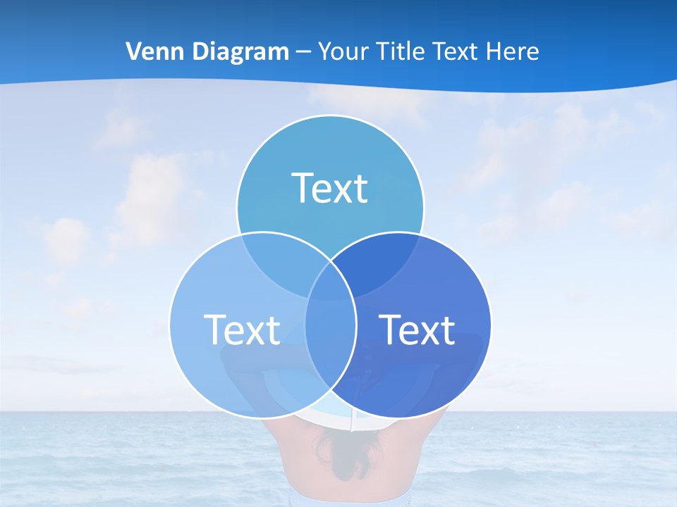 Shirt Sea Sand PowerPoint Template