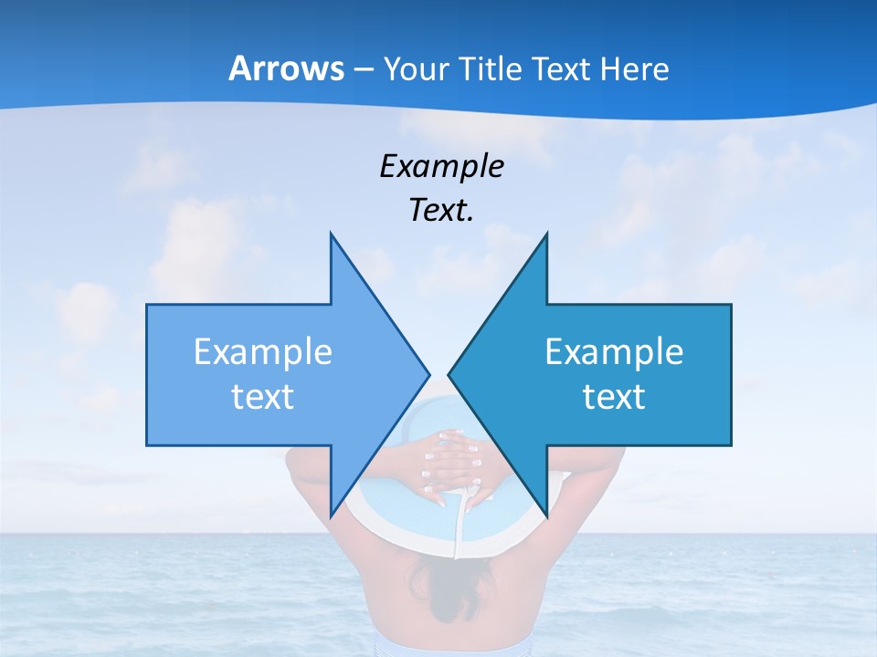 Shirt Sea Sand PowerPoint Template