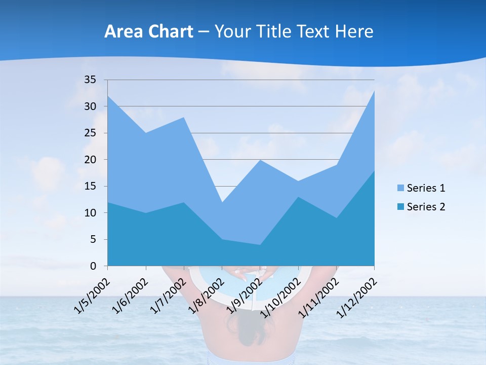 Shirt Sea Sand PowerPoint Template