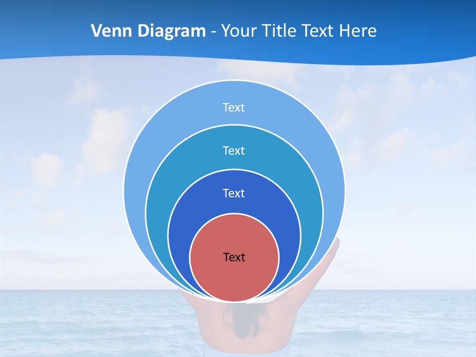 Shirt Sea Sand PowerPoint Template