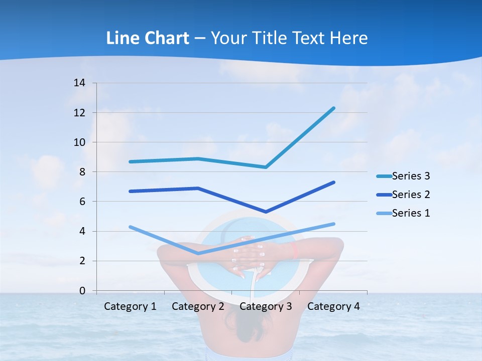 Shirt Sea Sand PowerPoint Template