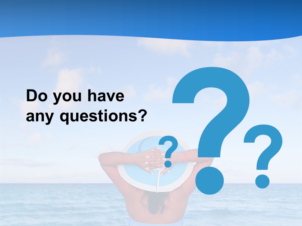 Shirt Sea Sand PowerPoint Template